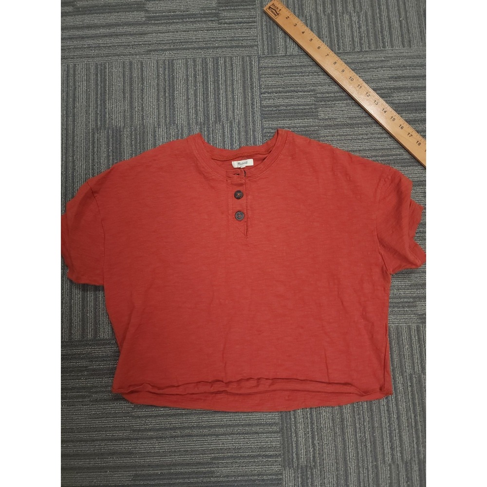 Madewell Women’s Red Crop Top